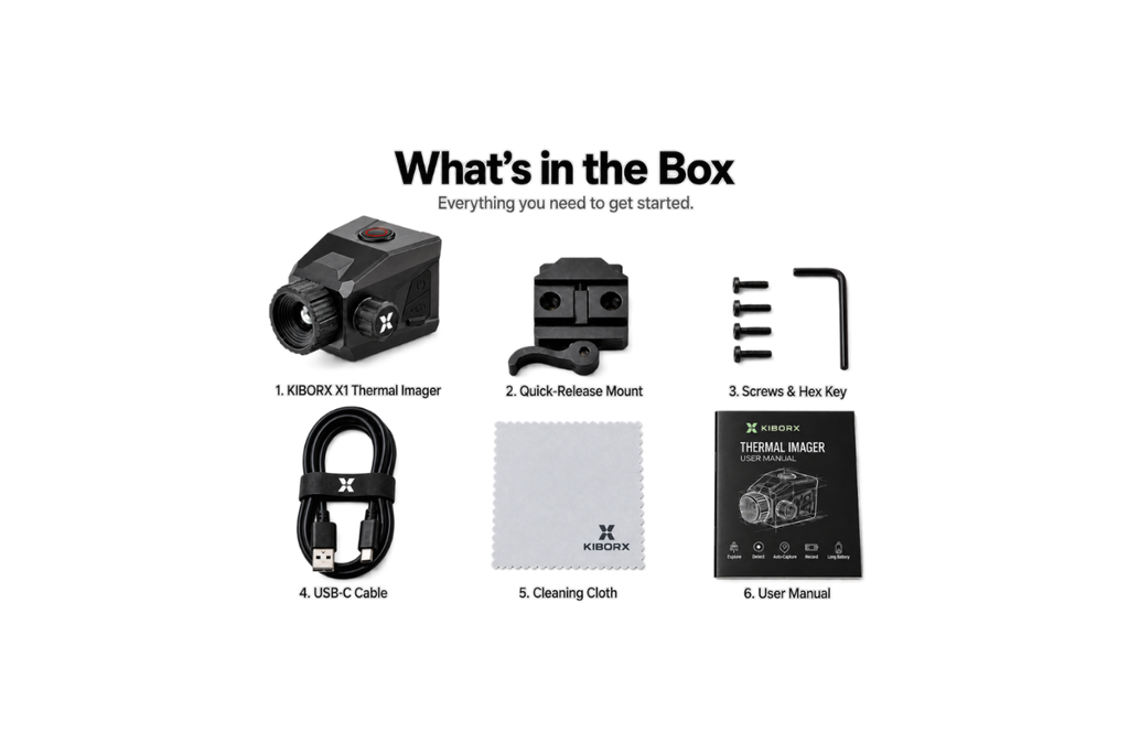 KIBORX X1-Series: Compact Thermal Imager