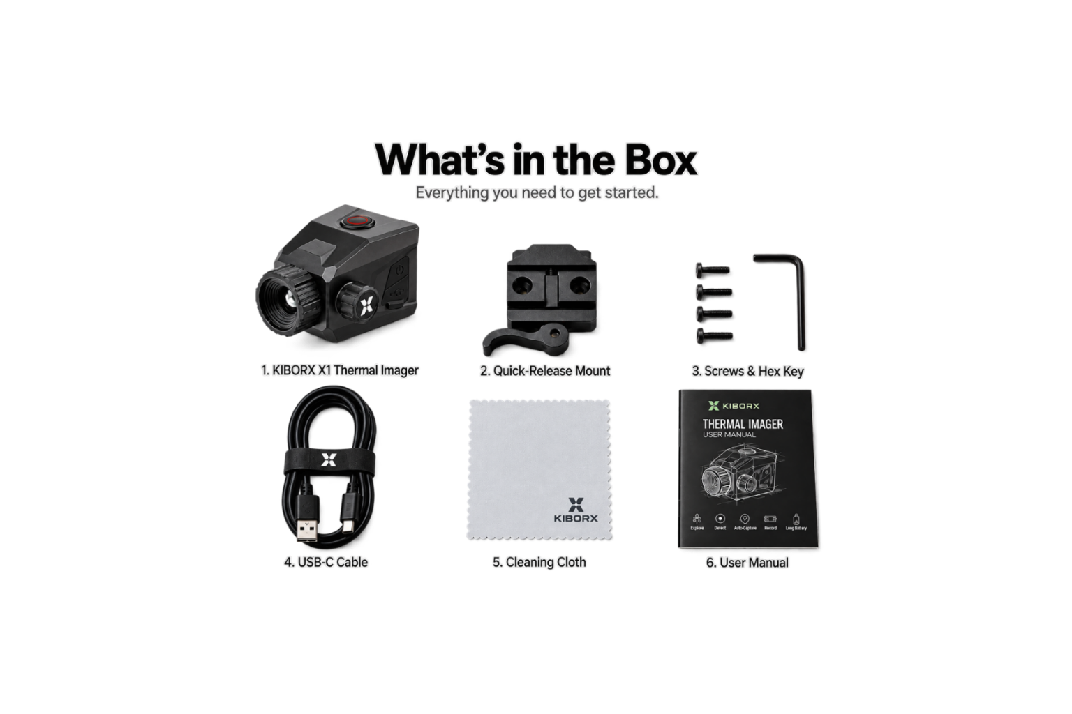 KIBORX X1-Series: Compact Thermal Imager
