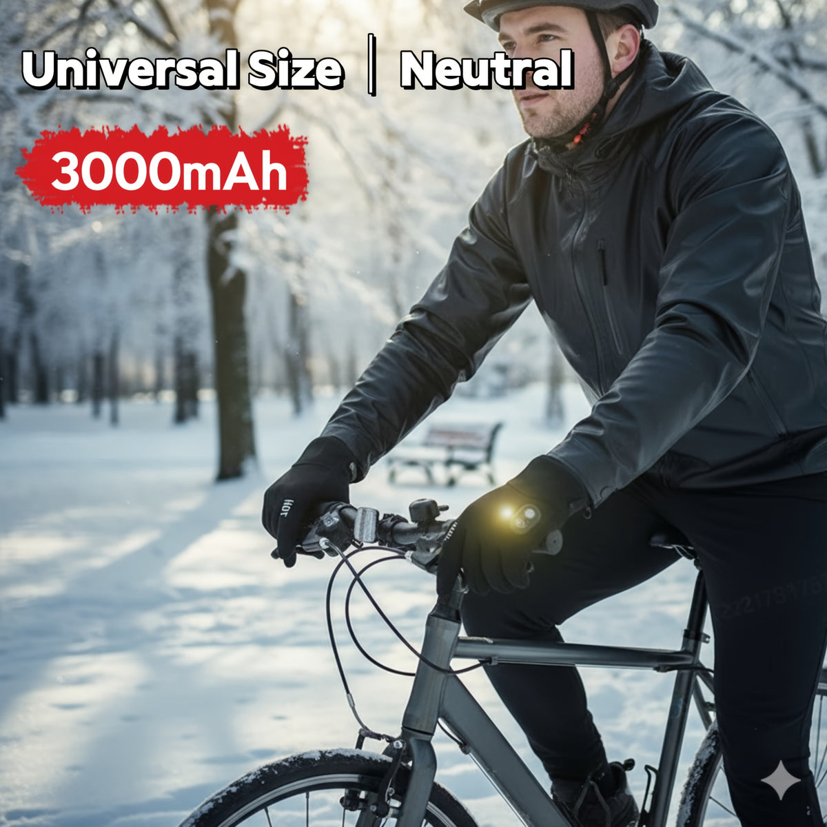 ThermoShield™ Full-Finger Rechargeable Heated Gloves