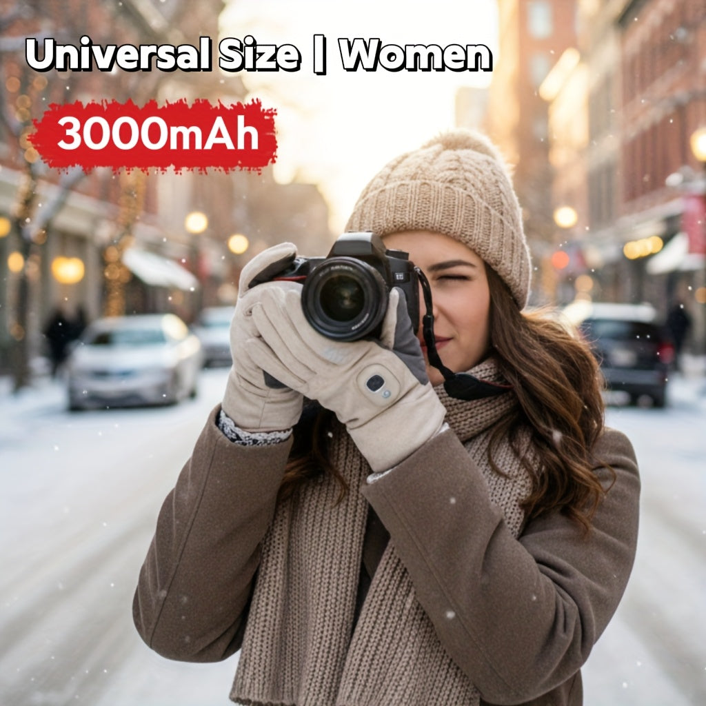 ThermoShield™ Full-Finger Rechargeable Heated Gloves