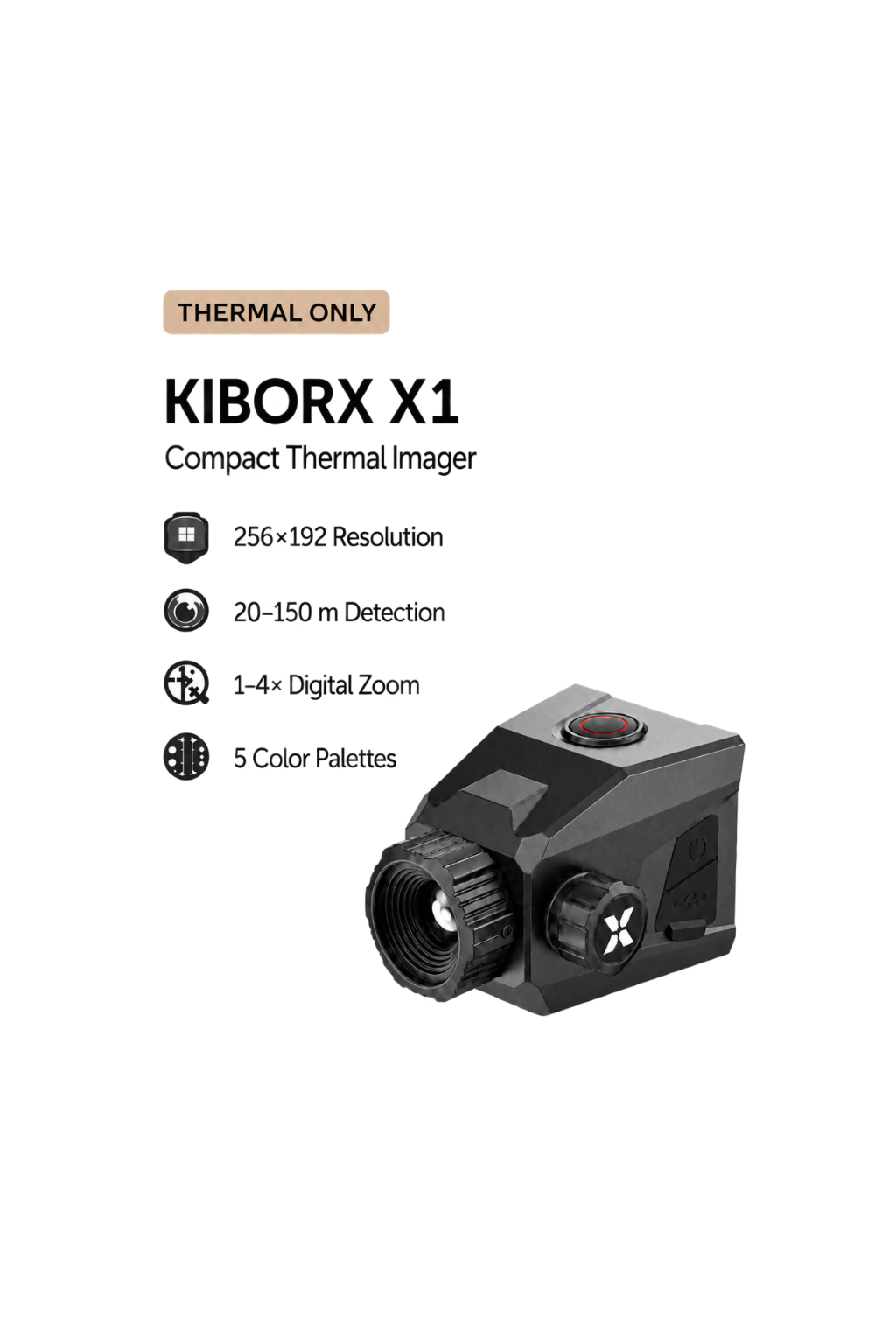 KIBORX X1-Series: Compact Thermal Imager